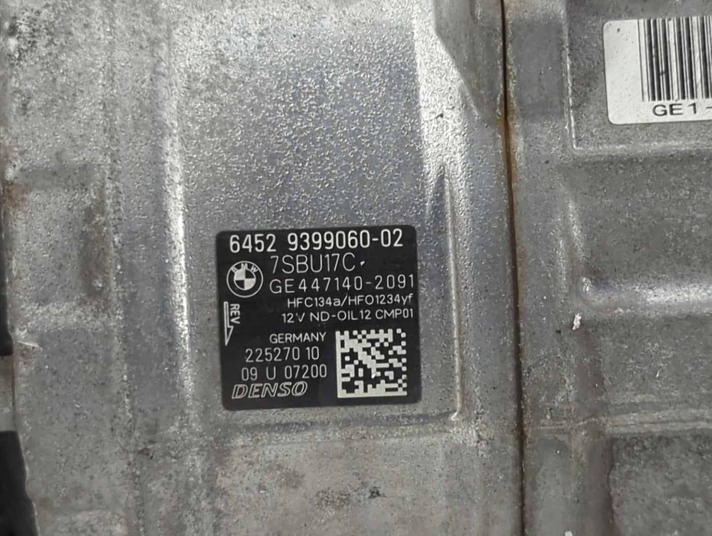 2011-2018 Bmw X5 Air Conditioning A/c Ac Compressor Oem - Oemusedautoparts1.com