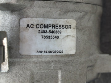 2018 Bmw X5 Air Conditioning A/c Ac Compressor Oem