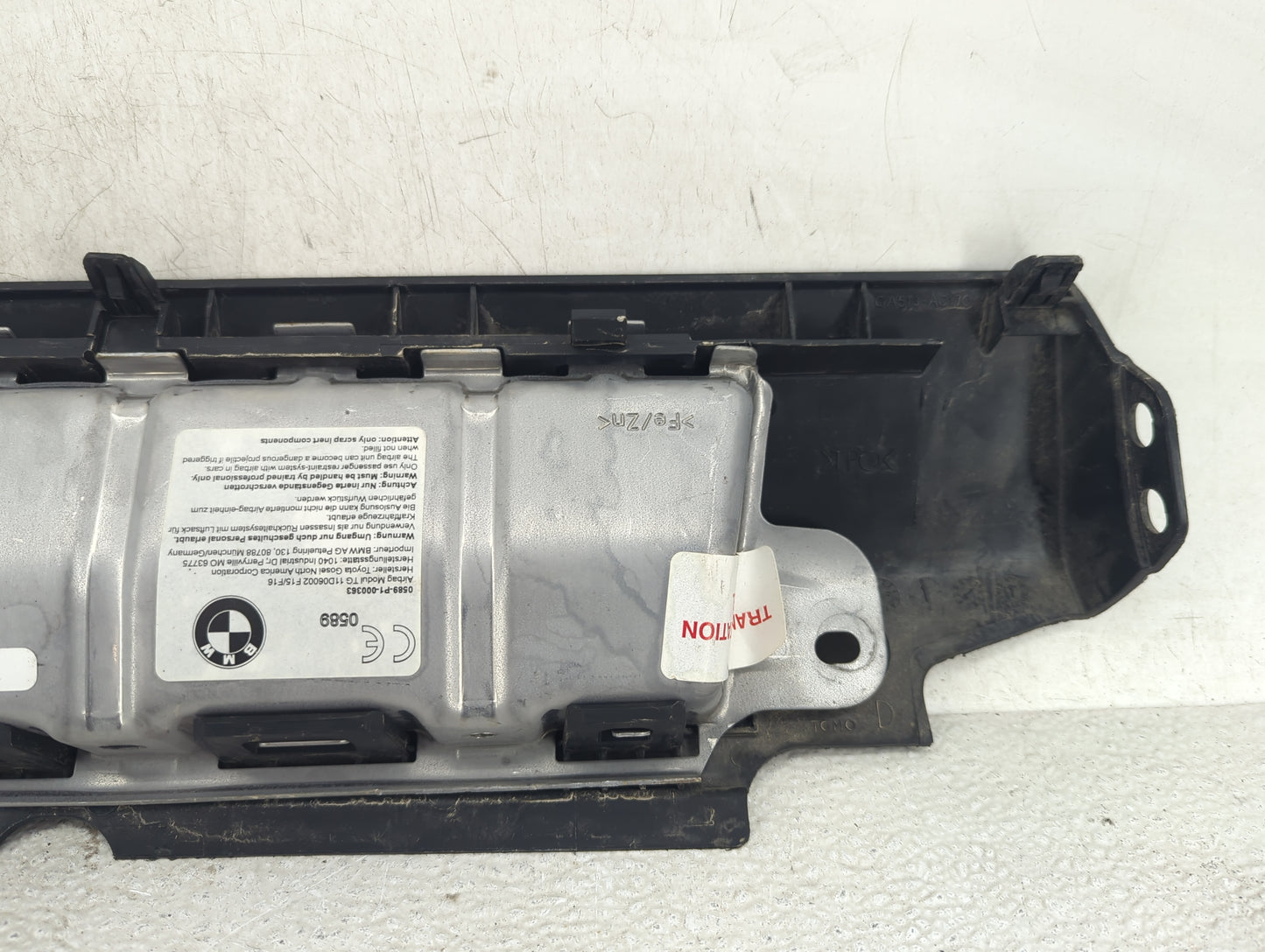 2018 Bmw X5 Air Bag Passenger Right Dashboard OEM P/N:0589-P1-000363 11D06002 Fits OEM Used Auto Parts - Oemusedautoparts1.c