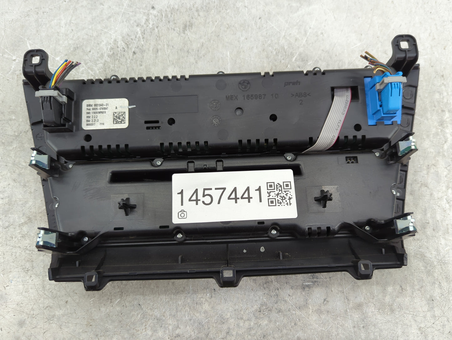 2014-2018 Bmw X5 Climate Control Module Temperature AC/Heater Replacement P/N:6831943-01 Fits Fits 2014 2015 2016 2017 2018 