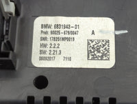 2014-2018 Bmw X5 Climate Control Module Temperature AC/Heater Replacement P/N:6831943-01 Fits Fits 2014 2015 2016 2017 2018 