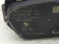 2011-2018 Bmw X5 Throttle Body P/N:1354 7597871-01 1354 7597871-03 Fits OEM Used Auto Parts - Oemusedautoparts1.com