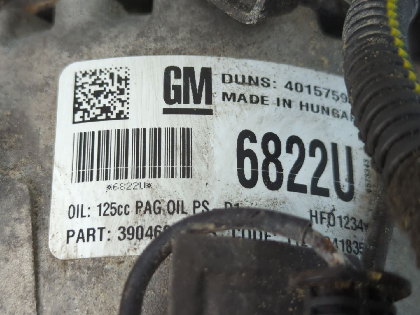 2017-2019 Buick Cascada Air Conditioning A/c Ac Compressor Oem - Oemusedautoparts1.com