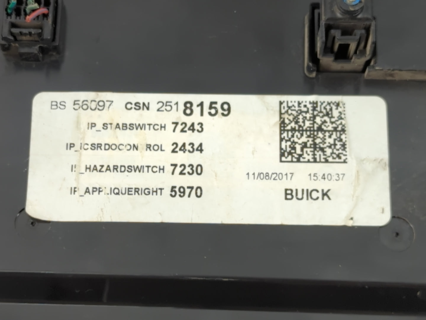 2018-2019 Buick Enclave Radio AM FM Cd Player Receiver Replacement P/N:2518159 84402434 Fits Fits 2018 2019 OEM Used Auto Pa