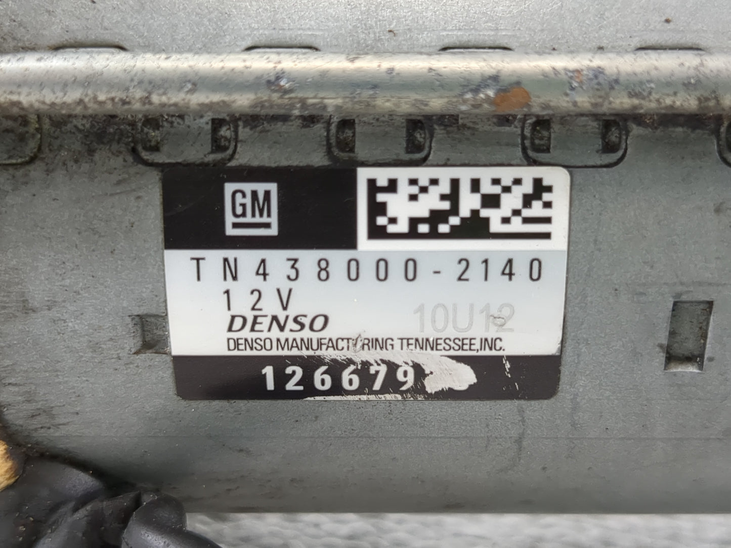 2018-2020 Buick Enclave Car Starter Motor Solenoid OEM P/N:TN438000-2140 12667973 Fits Fits 2016 2017 2018 2019 2020 2021 20