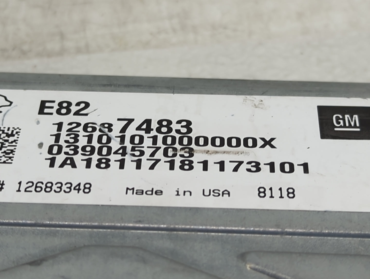 2018-2020 Buick Enclave PCM Engine Control Computer ECU ECM PCU OEM P/N:12687483 12683348 Fits OEM Used Auto Parts - Oemused