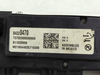 2018-2020 Buick Enclave Climate Control Module Temperature AC/Heater Replacement P/N:84320470 Fits Fits 2018 2019 2020 OEM U