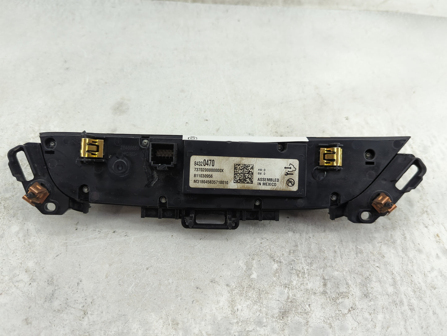 2018-2020 Buick Enclave Climate Control Module Temperature AC/Heater Replacement P/N:84320470 7370200000000X Fits OEM Used A