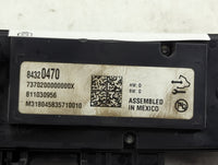 2018-2020 Buick Enclave Climate Control Module Temperature AC/Heater Replacement P/N:84320470 7370200000000X Fits OEM Used A