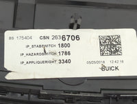 2018-2019 Buick Enclave Radio AM FM Cd Player Receiver Replacement P/N:13512434 23846469, TW10R Fits Fits 2018 2019 OEM Used