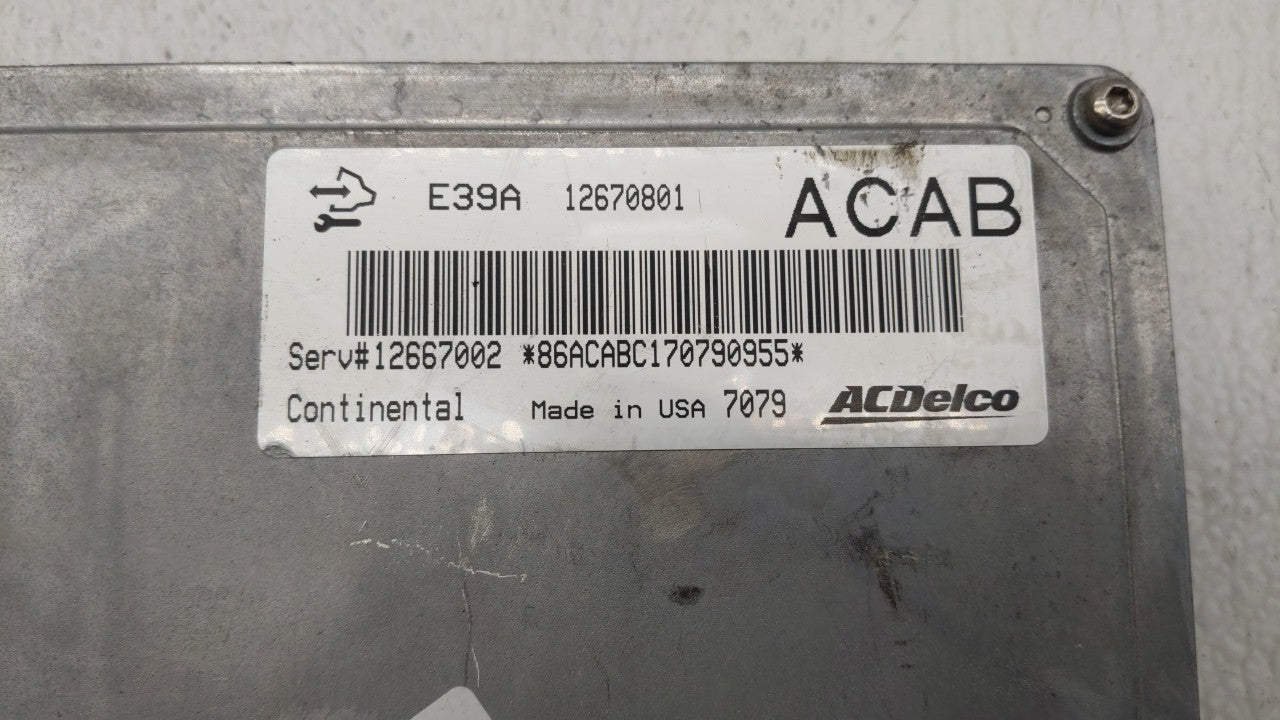 2017 Buick Enclave PCM Engine Control Computer ECU ECM PCU OEM P/N:12667189 12670801, 12694743, 12666070 Fits Fits 2018 2019