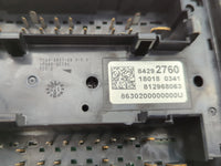2018 Buick Enclave Fusebox Fuse Box Panel Relay Module P/N:84292760 Fits OEM Used Auto Parts - Oemusedautoparts1.com