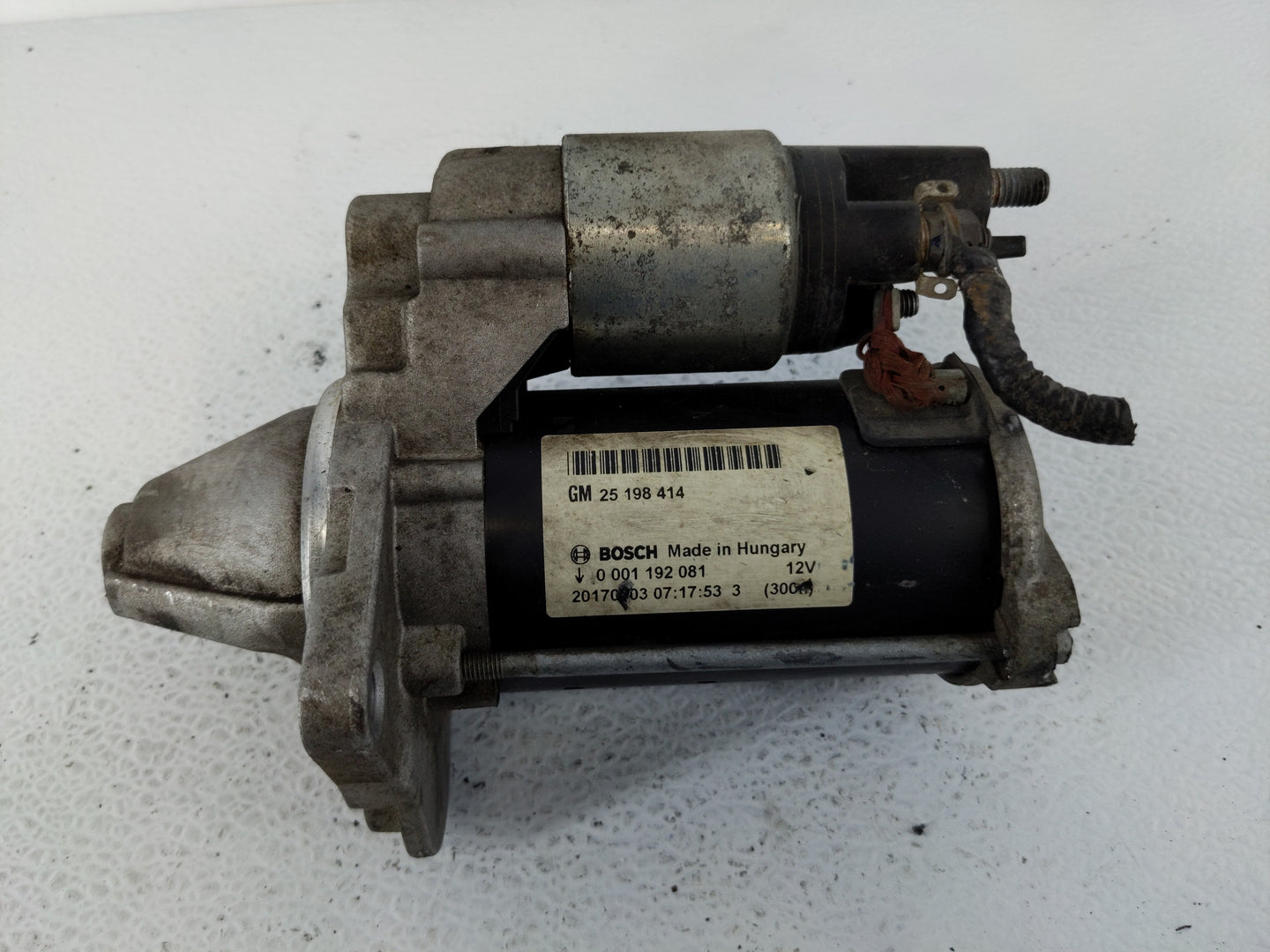 2014-2021 Buick Encore Car Starter Motor Solenoid OEM P/N:25 198 414 Fits Fits 2014 2015 2016 2017 2018 2019 2020 2021 OEM U