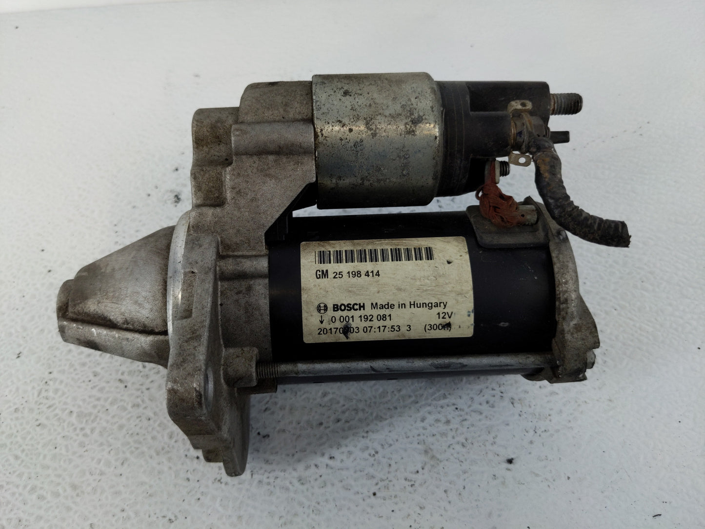 2014-2021 Buick Encore Car Starter Motor Solenoid OEM P/N:25 198 414 Fits Fits 2014 2015 2016 2017 2018 2019 2020 2021 OEM U