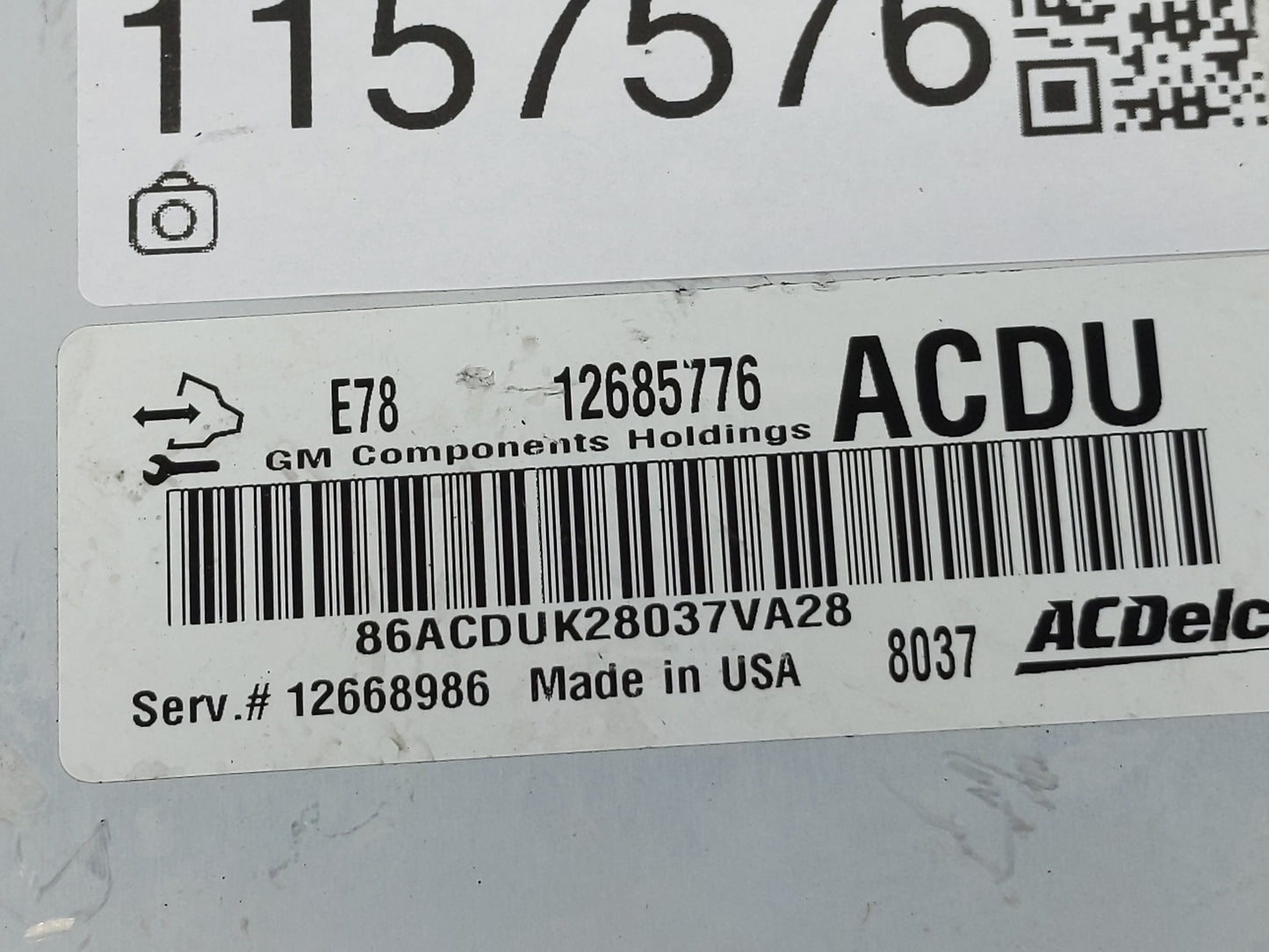 2017-2021 Buick Encore PCM Engine Control Computer ECU ECM PCU OEM P/N:12685776 Fits Fits 2017 2018 2019 2020 2021 OEM Used 