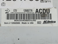 2017-2021 Buick Encore PCM Engine Control Computer ECU ECM PCU OEM P/N:12685776 Fits Fits 2017 2018 2019 2020 2021 OEM Used 