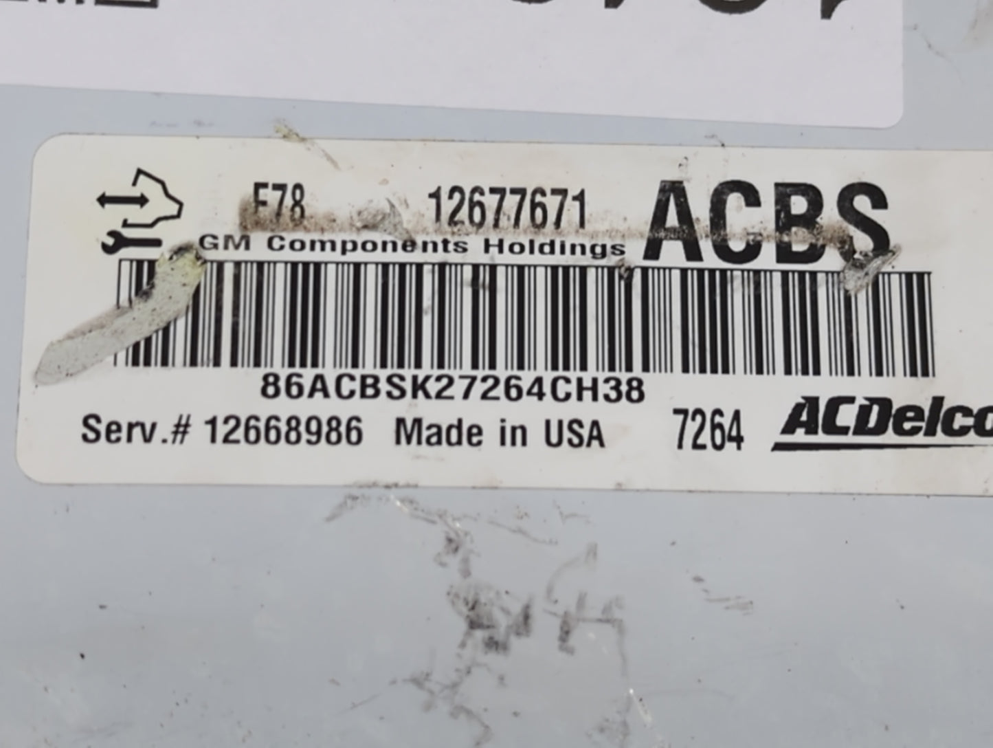 2017-2021 Buick Encore PCM Engine Control Computer ECU ECM PCU OEM P/N:12677671 12685776 Fits Fits 2017 2018 2019 2020 2021 