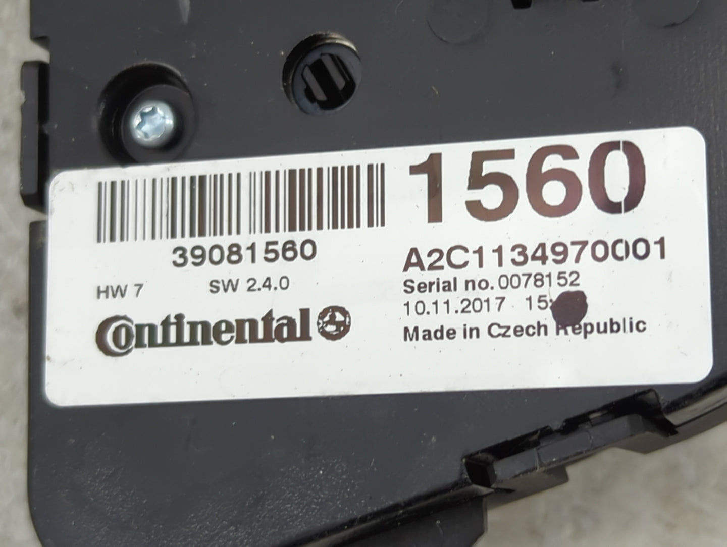 2017-2020 Buick Encore Climate Control Module Temperature AC/Heater Replacement P/N:39081560 A2C1134970001 Fits OEM Used Aut
