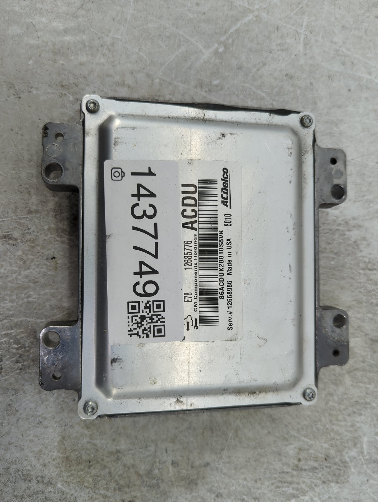 2017-2021 Buick Encore PCM Engine Control Computer ECU ECM PCU OEM P/N:12685776 12668986 Fits Fits 2017 2018 2019 2020 2021 