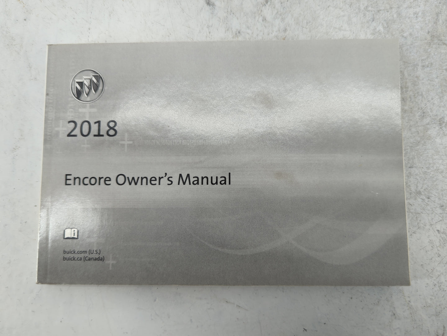 2018 Buick Encore Owners Manual Book Guide P/N:84098804 OEM Used Auto Parts - Oemusedautoparts1.com