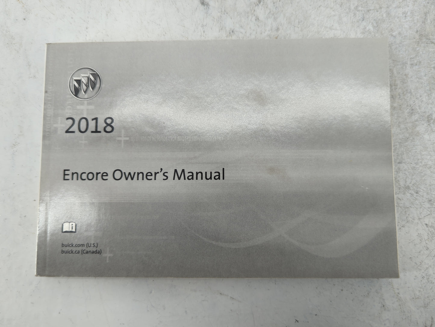 2018 Buick Encore Owners Manual Book Guide P/N:84098804 OEM Used Auto Parts - Oemusedautoparts1.com