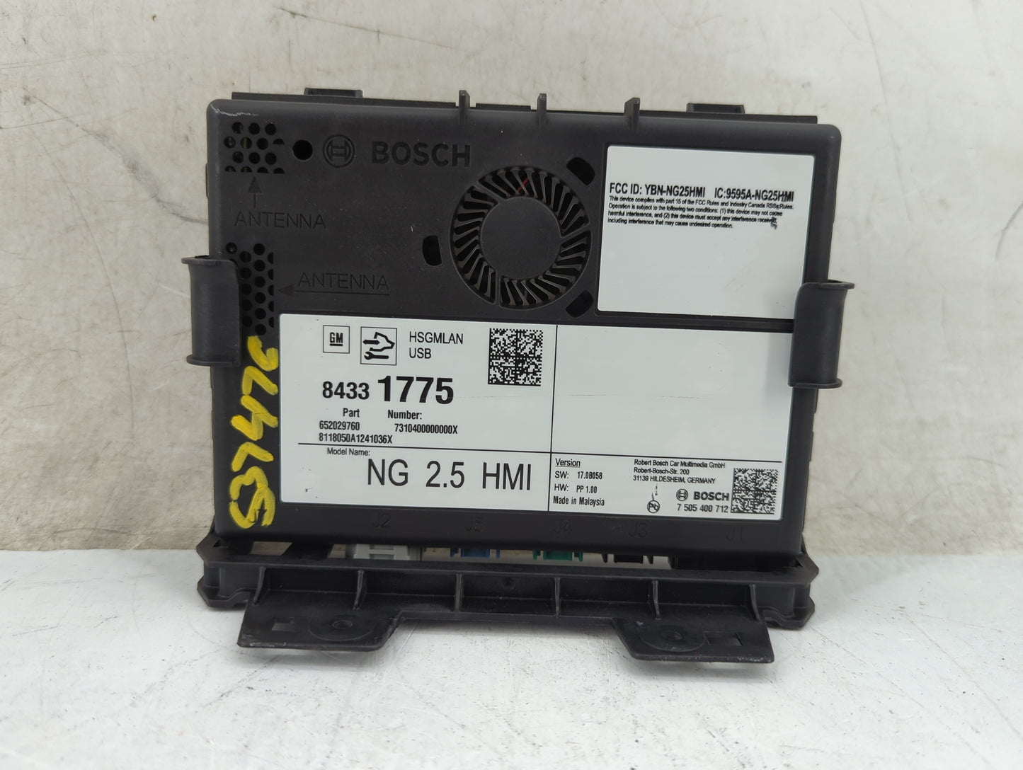 2018 Buick Encore Radio AM FM Cd Player Receiver Replacement P/N:84331775 652029760, 7310400000000X Fits Fits 2016 2017 2019