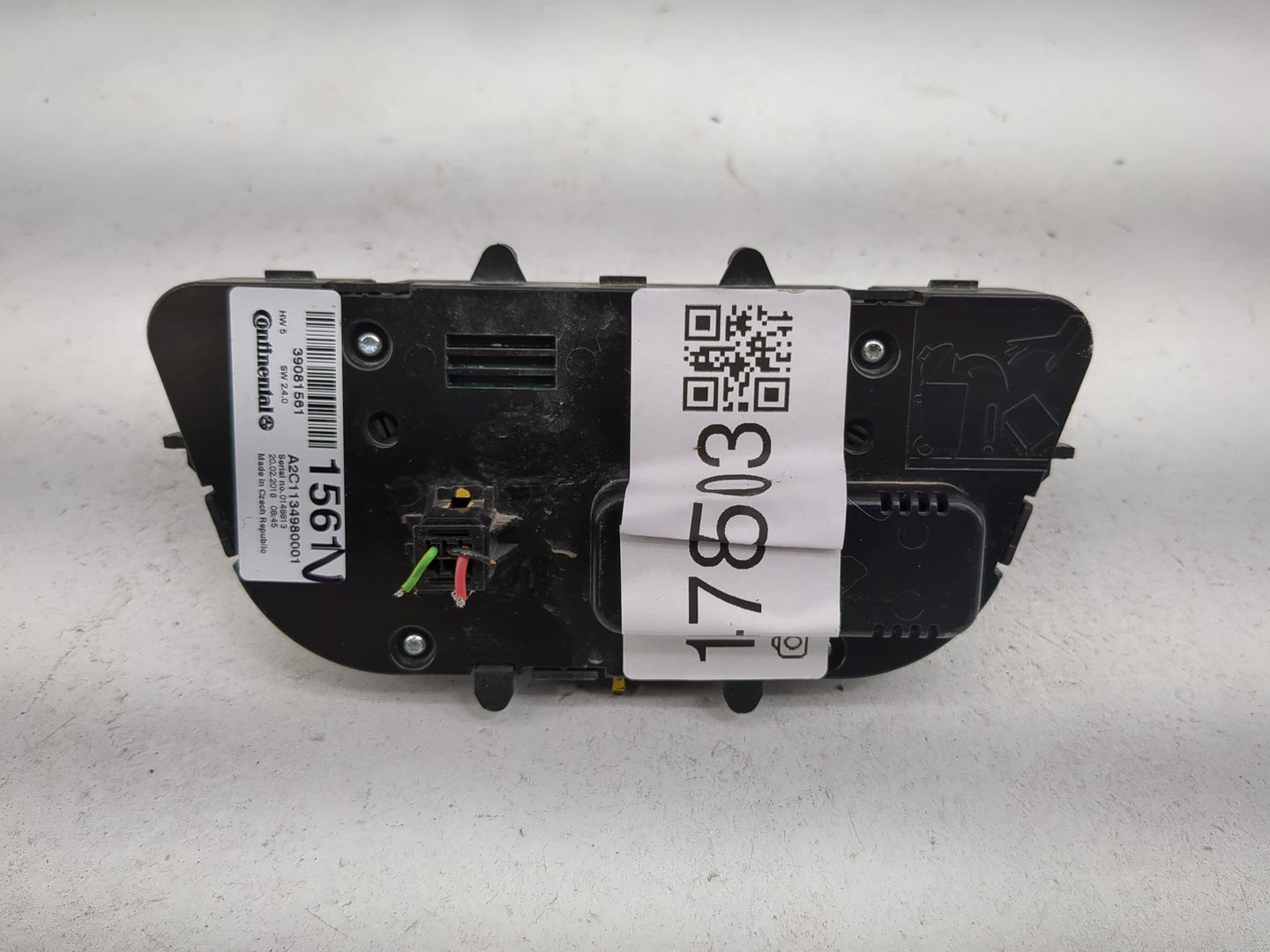 2017-2021 Buick Encore Climate Control Module Temperature AC/Heater Replacement P/N:39081561 A2C1134980001 Fits OEM Used Aut