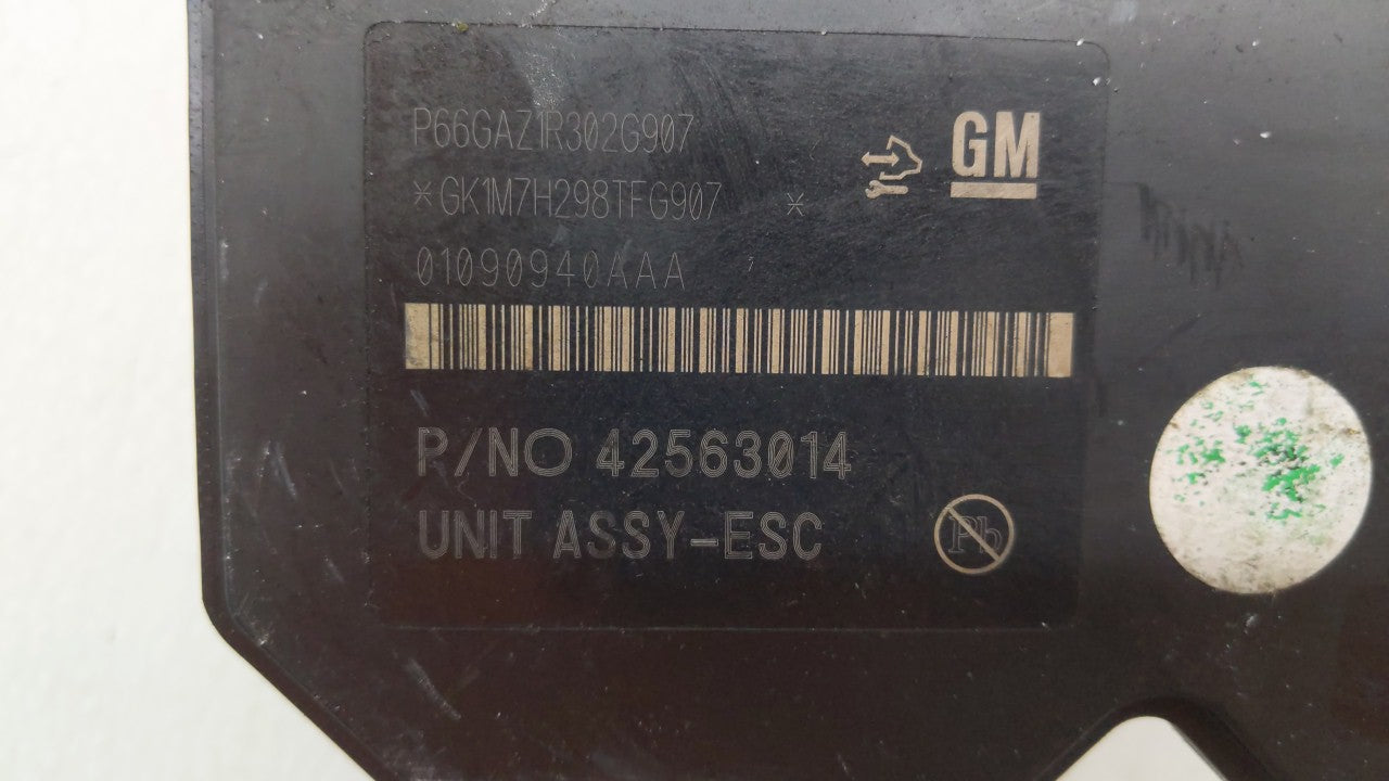 2017-2019 Buick Encore ABS Pump Control Module Replacement P/N:42643519 42520669, 42563014 Fits Fits 2017 2018 2019 OEM Used