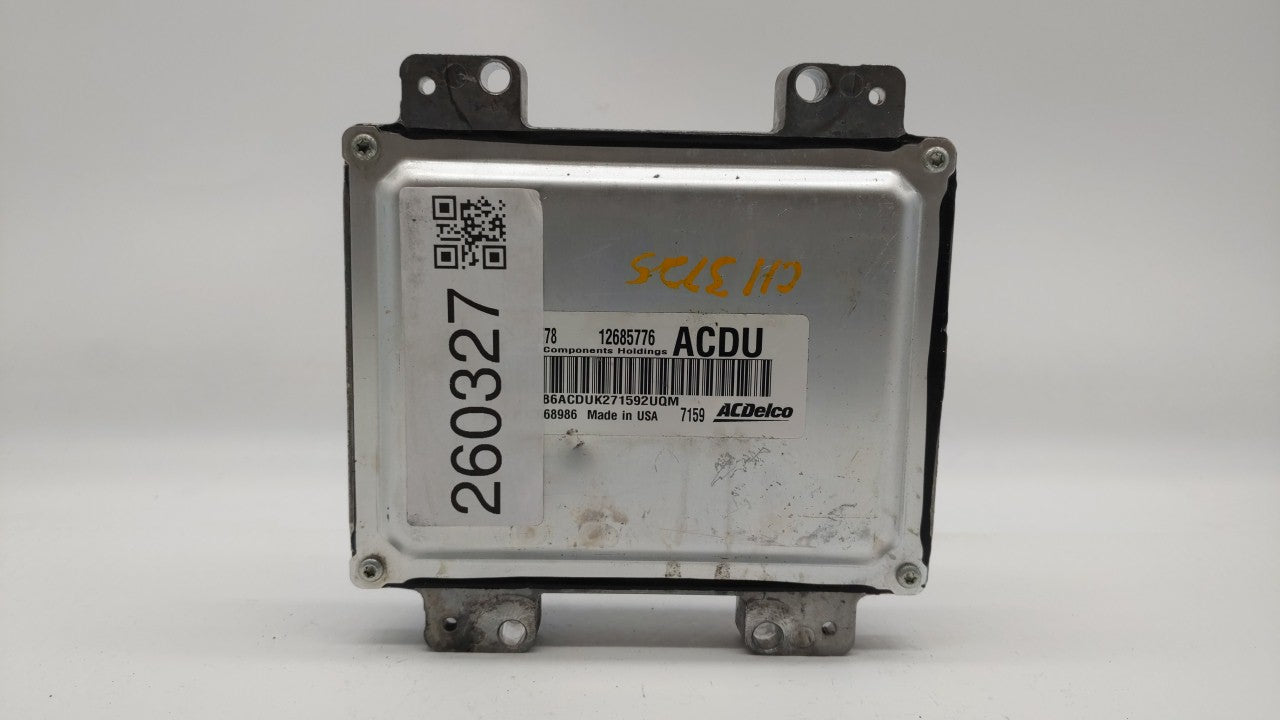 2017-2019 Buick Encore PCM Engine Control Computer ECU ECM PCU OEM P/N:12685776 12668986, 12692201 Fits Fits 2017 2018 2019 