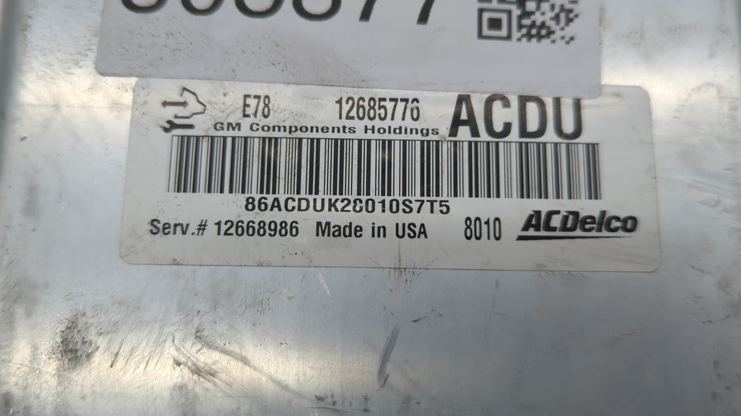 2017-2019 Buick Encore PCM Engine Control Computer ECU ECM PCU OEM P/N:12685936 12668986, 12695536 Fits Fits 2017 2018 2019 