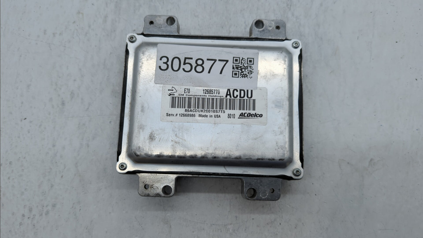 2017-2019 Buick Encore PCM Engine Control Computer ECU ECM PCU OEM P/N:12685936 12668986, 12695536 Fits Fits 2017 2018 2019 