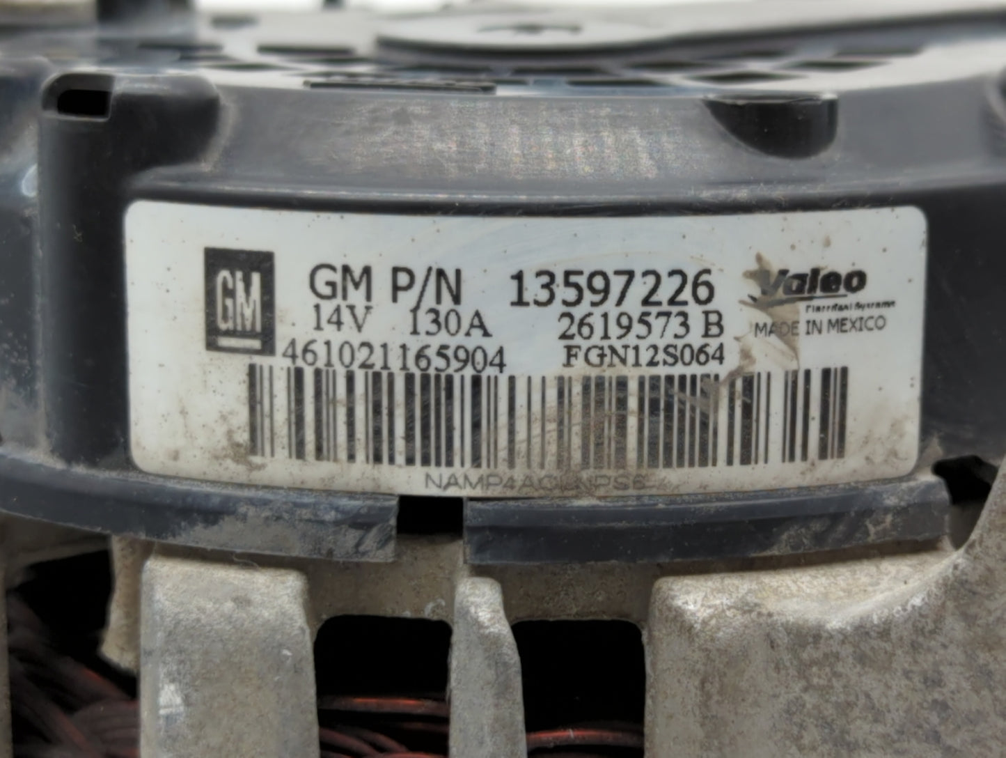 2013-2019 Buick Encore Alternator Replacement Generator Charging Assembly Engine OEM P/N:13597226 13588289 Fits OEM Used Aut