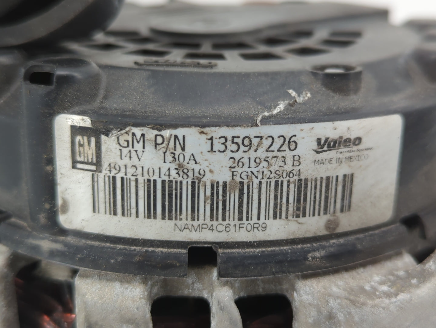 2013-2019 Buick Encore Alternator Replacement Generator Charging Assembly Engine OEM P/N:13577154 13597226 Fits OEM Used Aut