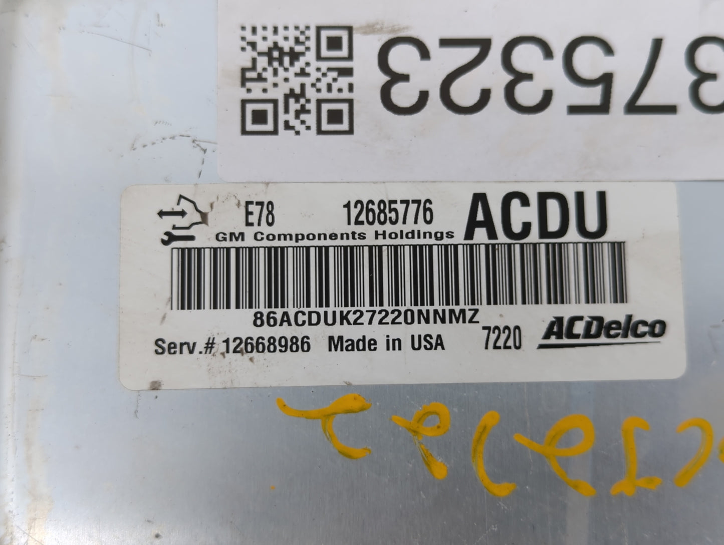 2017-2019 Buick Encore PCM Engine Control Computer ECU ECM PCU OEM P/N:12697793 12706635, 12679097 Fits Fits 2017 2018 2019 