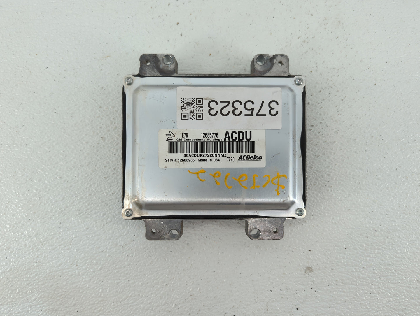 2017-2019 Buick Encore PCM Engine Control Computer ECU ECM PCU OEM P/N:12697793 12706635, 12679097 Fits Fits 2017 2018 2019 