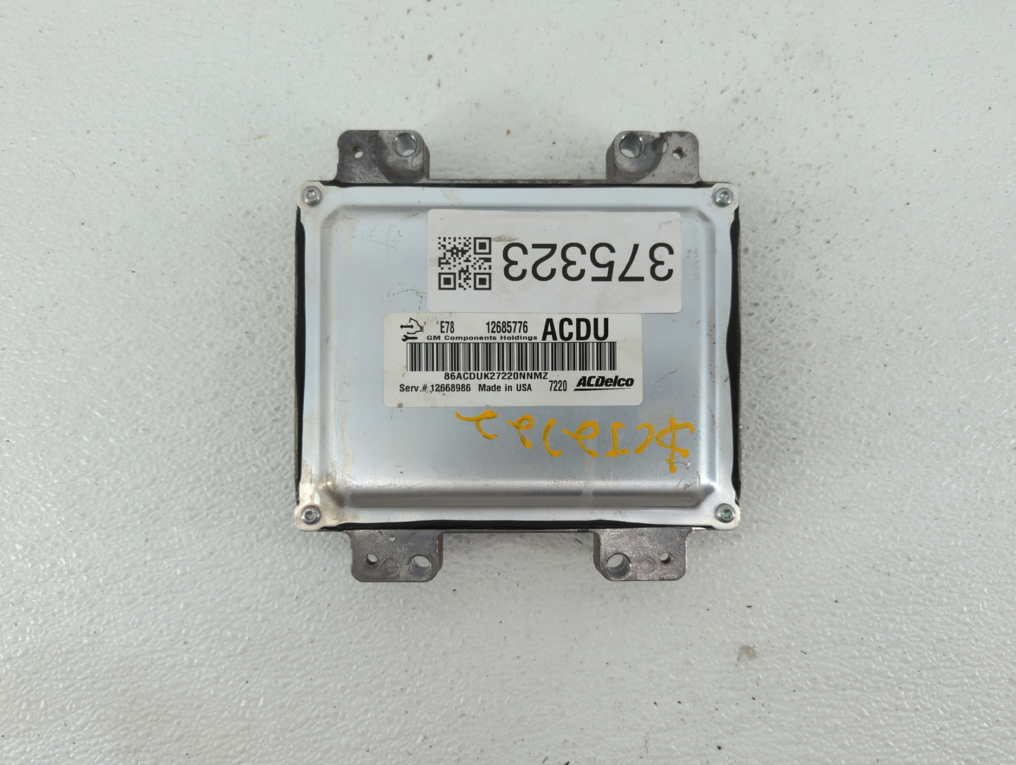 2017-2019 Buick Encore PCM Engine Control Computer ECU ECM PCU OEM P/N:12697793 12706635, 12679097 Fits Fits 2017 2018 2019 