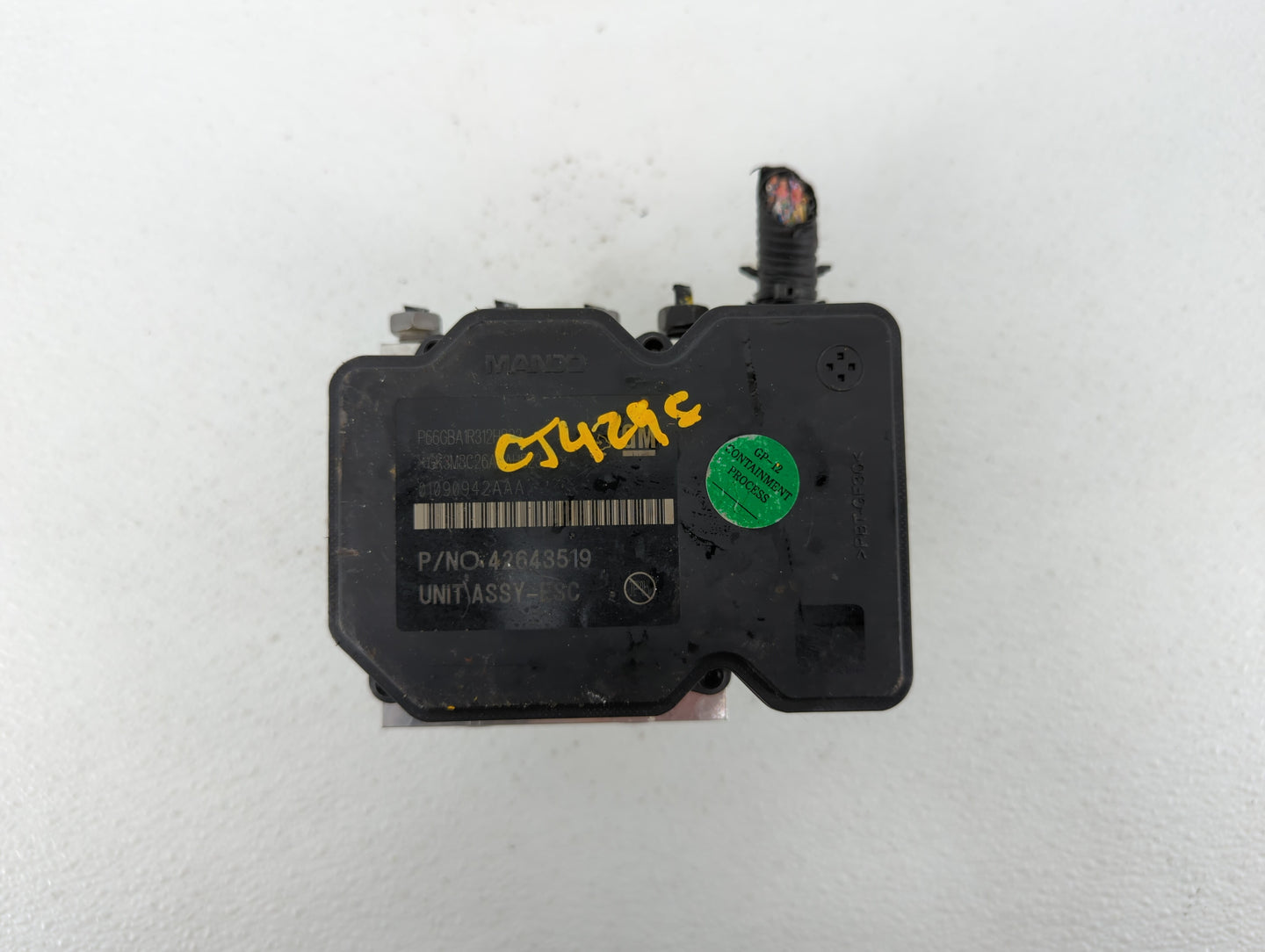 2017-2019 Buick Encore ABS Pump Control Module Replacement P/N:42520669 HS7A-12A650-ABB, 42643519 Fits Fits 2017 2018 2019 O