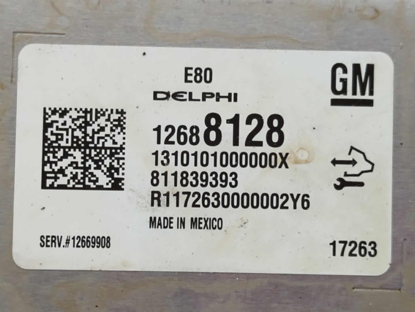 2017-2021 Buick Encore PCM Engine Control Computer ECU ECM PCU OEM P/N:12695536 12668986 Fits Fits 2017 2018 2019 2020 2021 