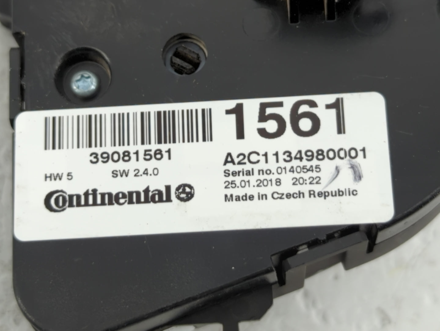 2017-2021 Buick Encore Climate Control Module Temperature AC/Heater Replacement P/N:39081561 39081581 Fits OEM Used Auto Par