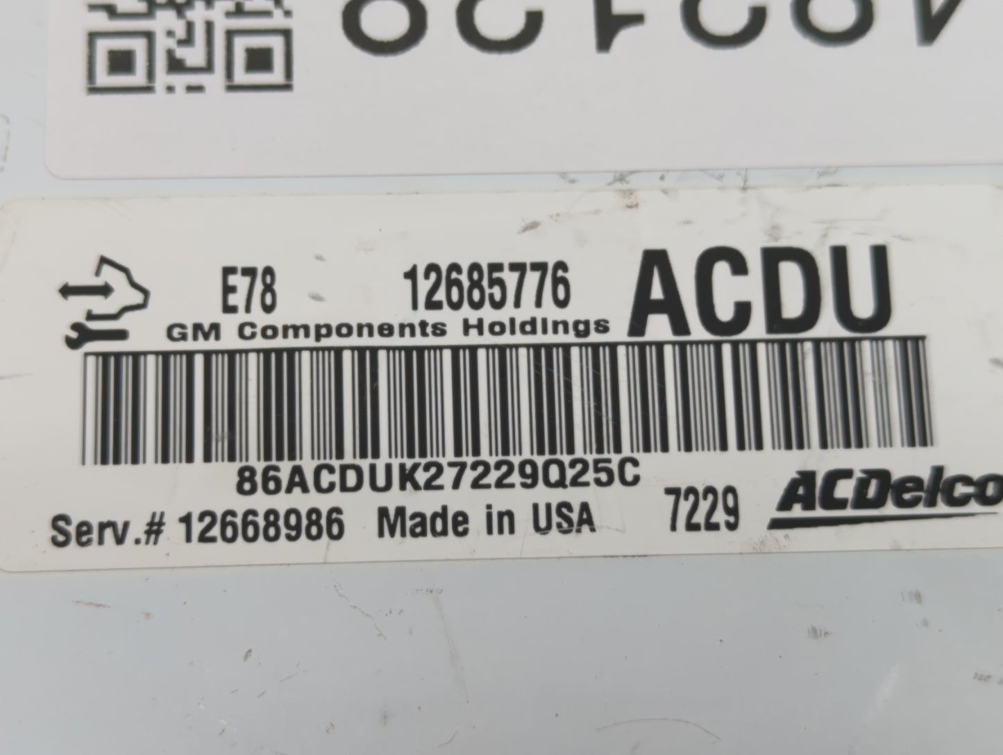 2017-2021 Buick Encore PCM Engine Control Computer ECU ECM PCU OEM P/N:12668986 12677671 Fits Fits 2017 2018 2019 2020 2021 