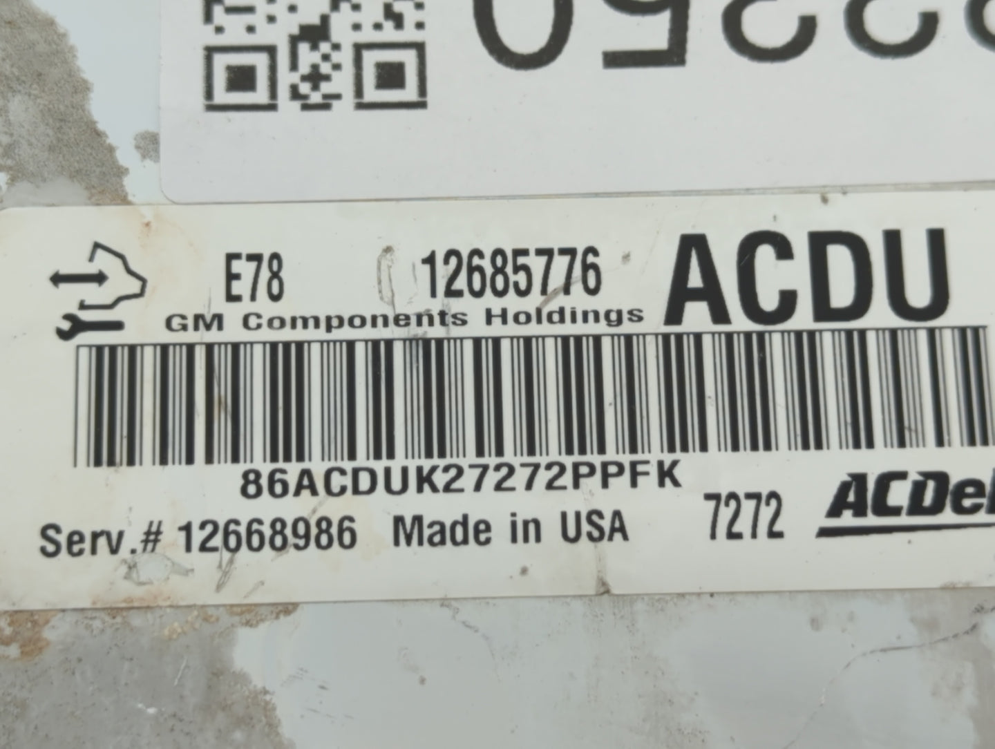 2017-2021 Buick Encore PCM Engine Control Computer ECU ECM PCU OEM P/N:12668986 12677671 Fits Fits 2017 2018 2019 2020 2021 