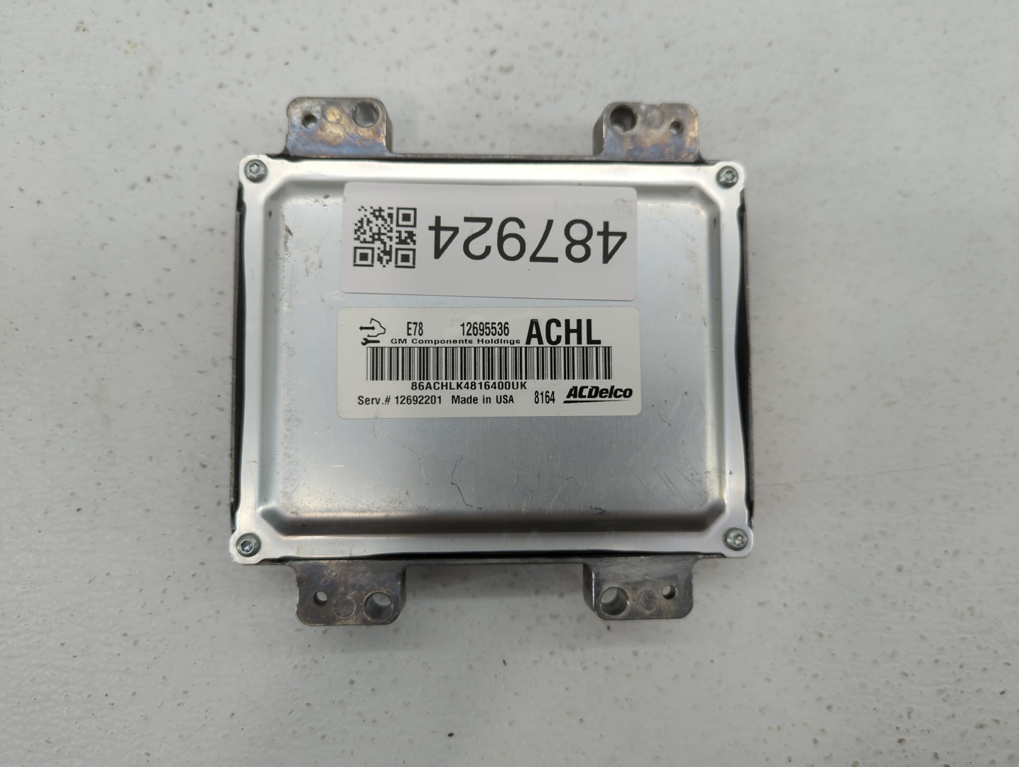 2017-2021 Buick Encore PCM Engine Control Computer ECU ECM PCU OEM P/N:12695536 12685776 Fits Fits 2017 2018 2019 2020 2021 