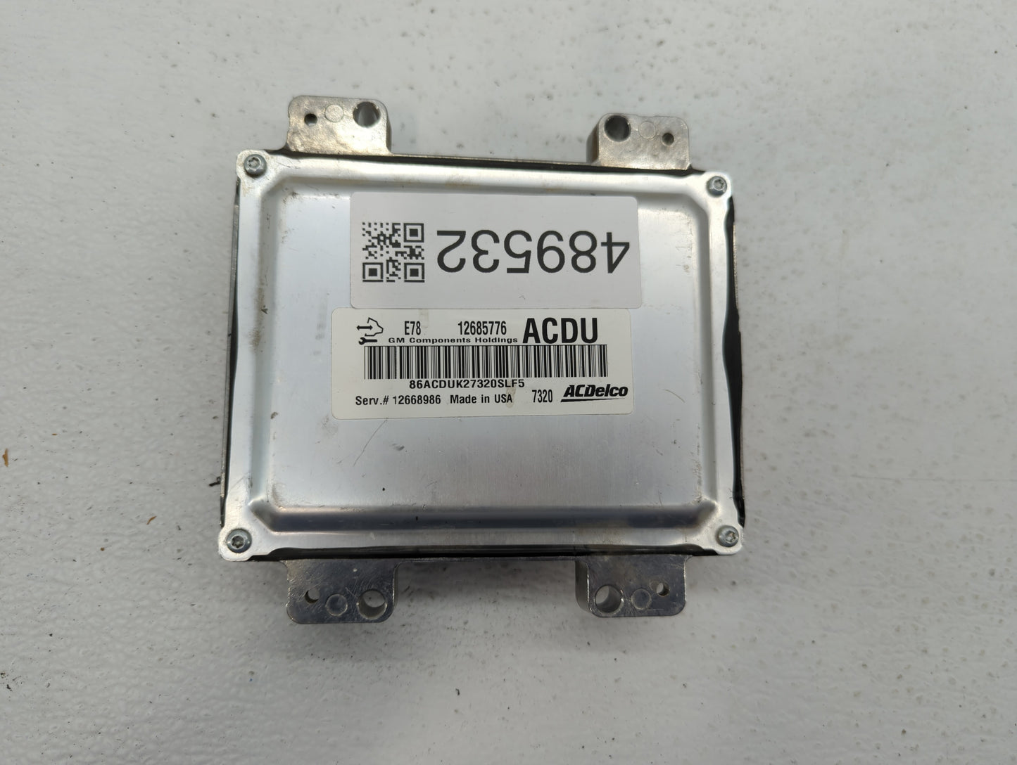 2017-2021 Buick Encore PCM Engine Control Computer ECU ECM PCU OEM P/N:12685776 Fits Fits 2017 2018 2019 2020 2021 OEM Used 