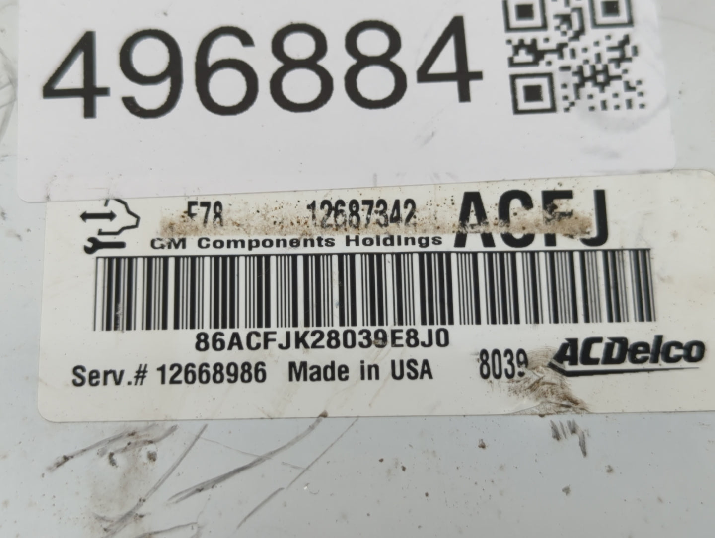 2017-2021 Buick Encore PCM Engine Control Computer ECU ECM PCU OEM P/N:12687342 12695536 Fits Fits 2017 2018 2019 2020 2021 