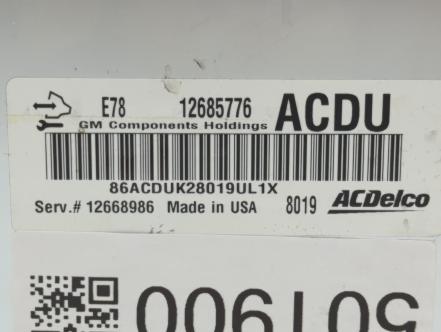2017-2021 Buick Encore PCM Engine Control Computer ECU ECM PCU OEM P/N:12685776 12668986 Fits Fits 2017 2018 2019 2020 2021 