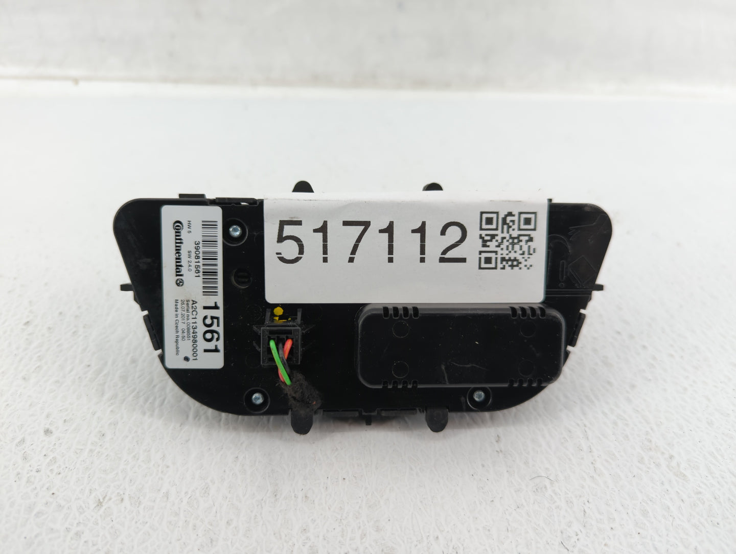 2017-2021 Buick Encore Climate Control Module Temperature AC/Heater Replacement P/N:39081561 Fits Fits 2017 2018 2019 2020 2