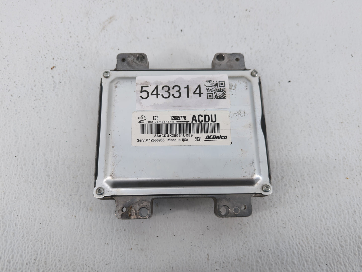 2017-2021 Buick Encore PCM Engine Control Computer ECU ECM PCU OEM P/N:12685776 Fits Fits 2017 2018 2019 2020 2021 OEM Used 