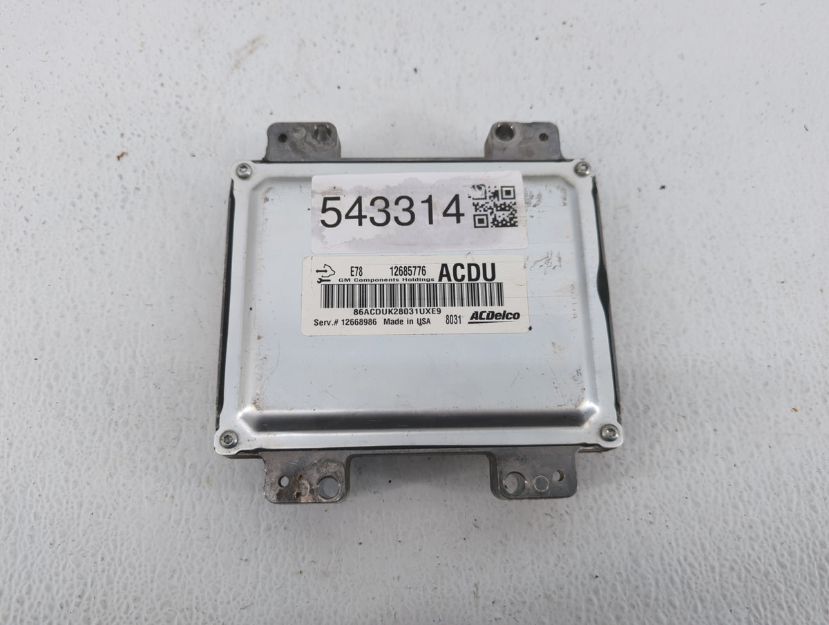 2017-2021 Buick Encore PCM Engine Control Computer ECU ECM PCU OEM P/N:12685776 Fits 2017 2018 2019 2020 2021 OEM Used Auto 