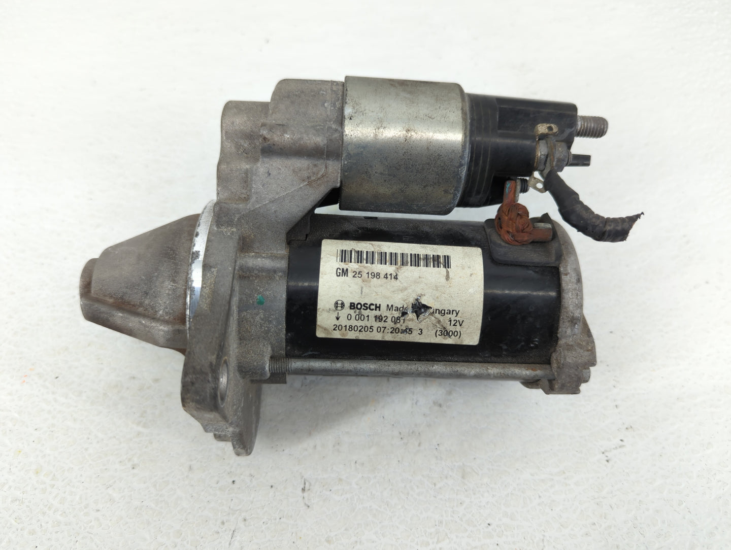 2014-2021 Buick Encore Car Starter Motor Solenoid OEM P/N:25 198 414 Fits Fits 2014 2015 2016 2017 2018 2019 2020 2021 OEM U