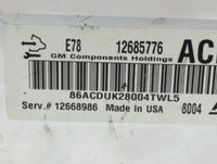 2017-2021 Buick Encore PCM Engine Control Computer ECU ECM PCU OEM P/N:12685776 Fits Fits 2017 2018 2019 2020 2021 OEM Used 